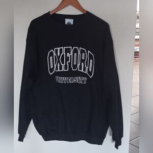 Oxford University Vintage Sweatshirt  Navy Oxford Campus Stores Crewneck